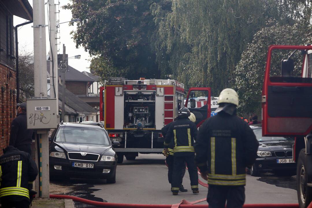 Gaisras Žaliakalnyje