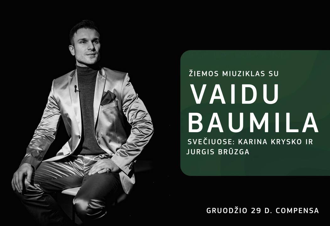 V. Baumila: šventinis koncertas – be blizgučių