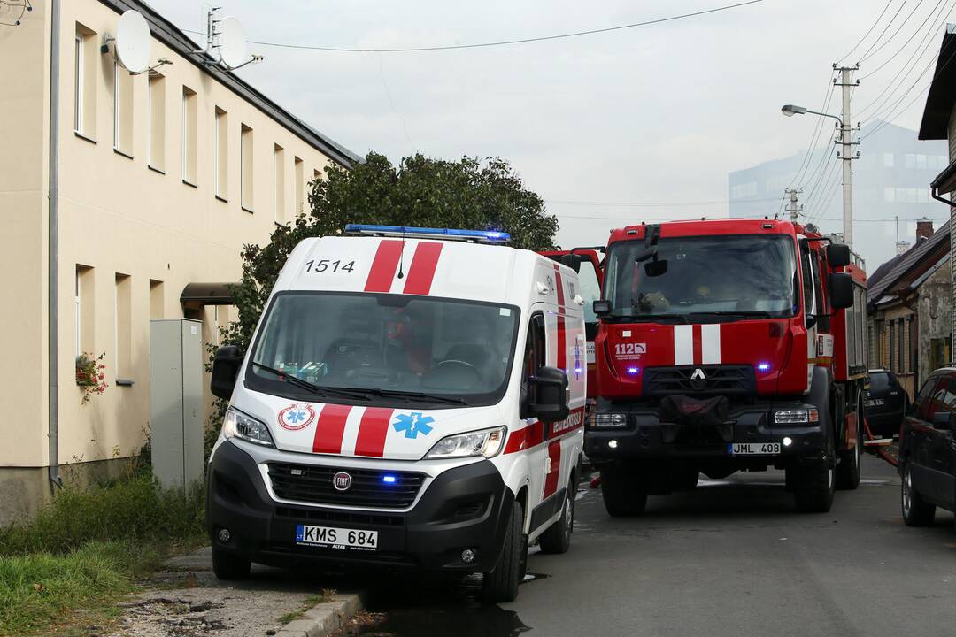 Gaisras Žaliakalnyje
