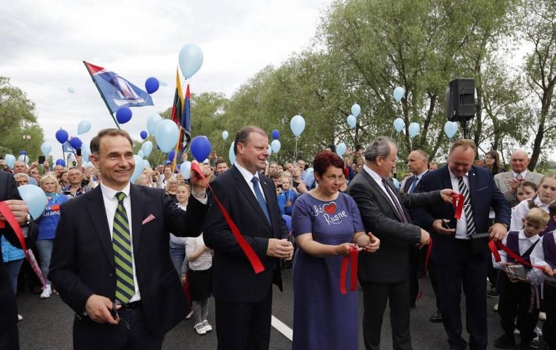 Oficialiai atidaryta Rusnės estakada