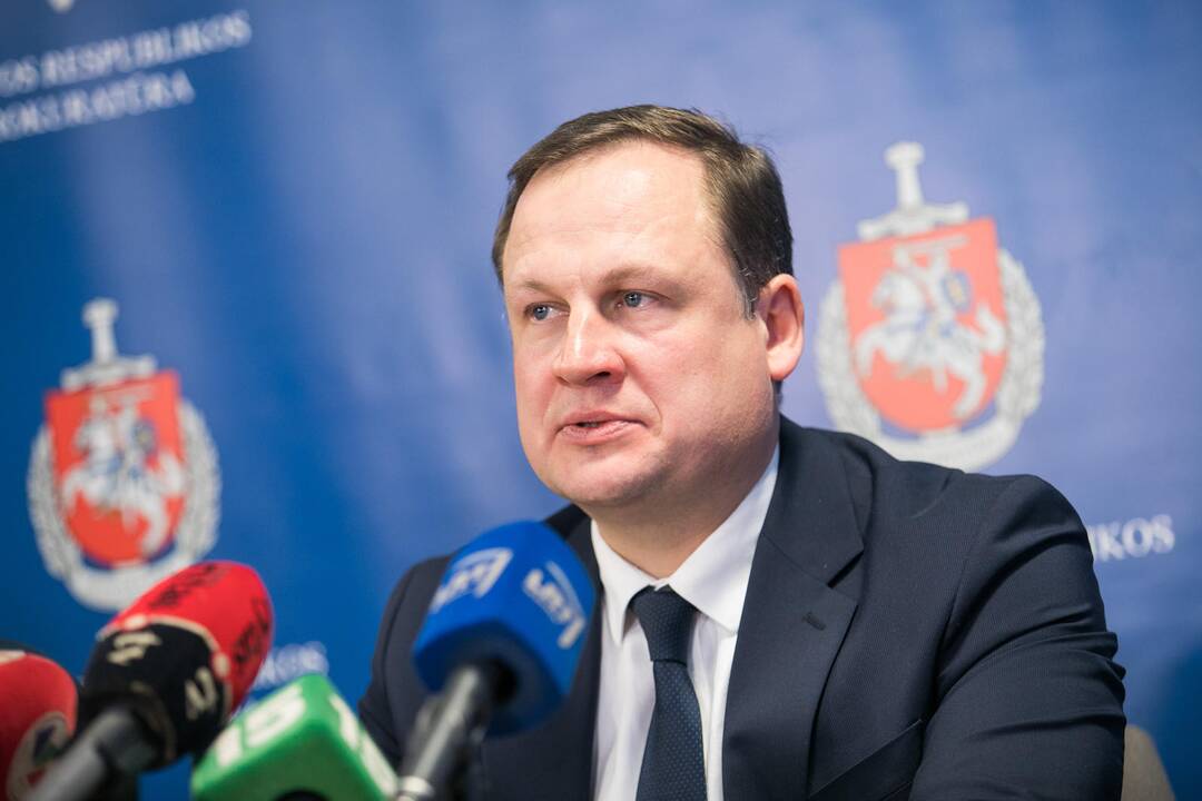 Spaudos konferencija dėl A. Paleckio suėmimo
