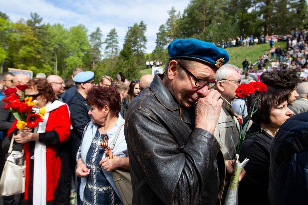 Gegužės 9-osios minėjimas Antakalnio kapinėse