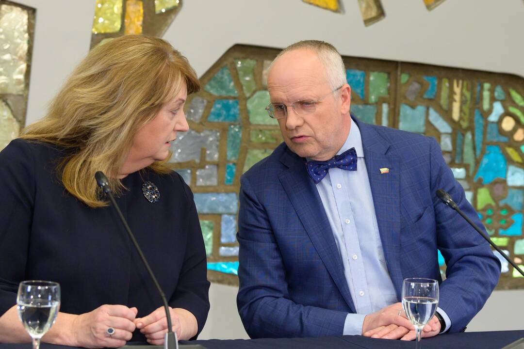 Spaudos konferencijos po rinkimų