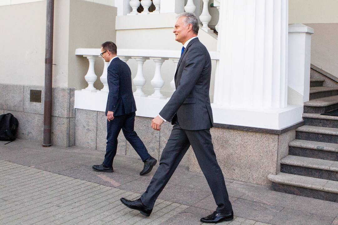 G. Nausėda susitiko su S. Skverneliu