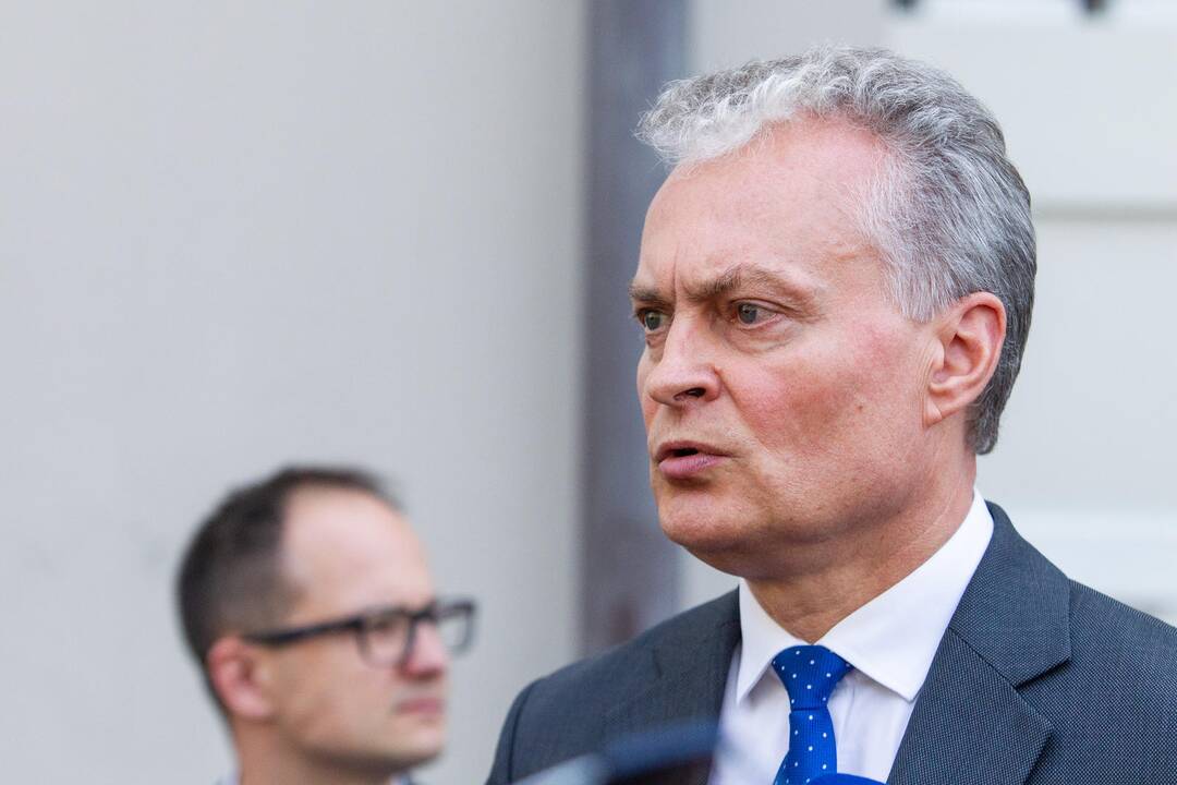 G. Nausėda susitiko su S. Skverneliu