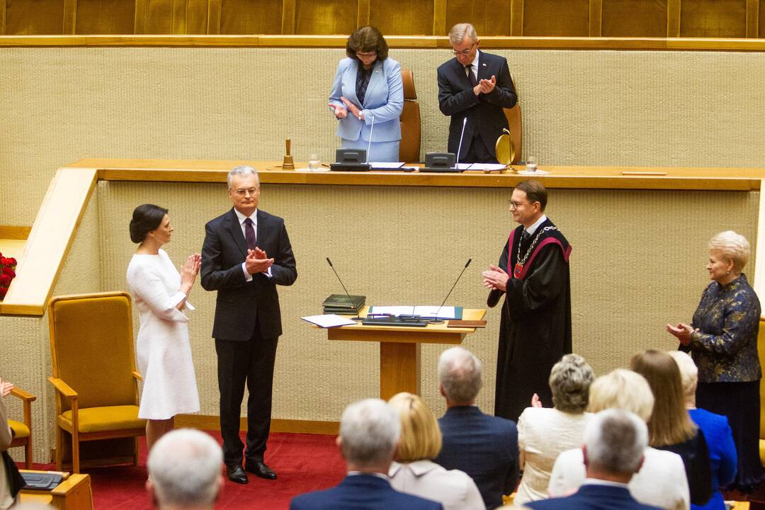 G. Nausėdos priesaikos ceremonija Seime