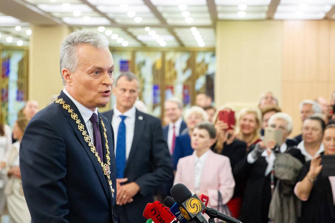 G. Nausėdos priesaikos ceremonija Seime