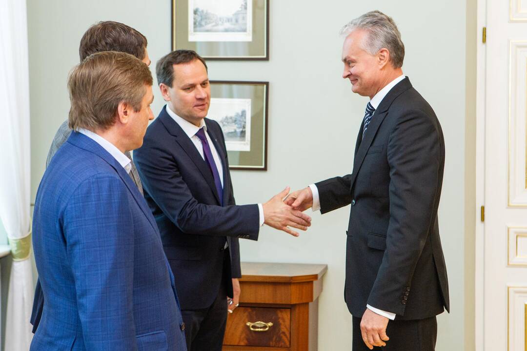 G. Nausėda susitiko su partijų vadovais