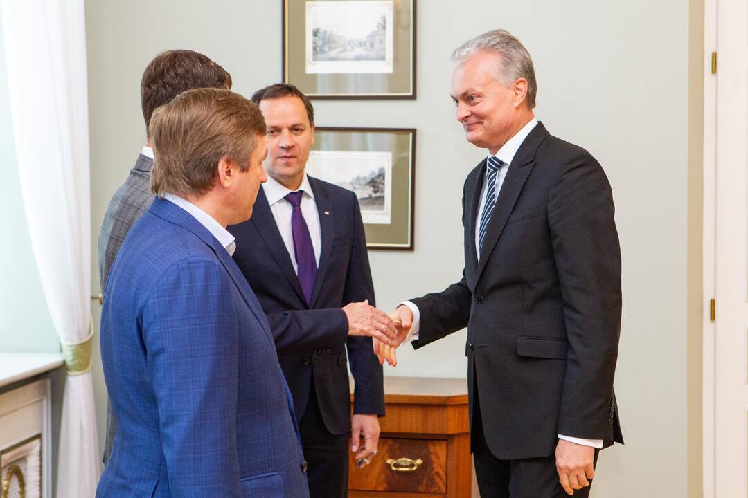 G. Nausėda susitiko su partijų vadovais