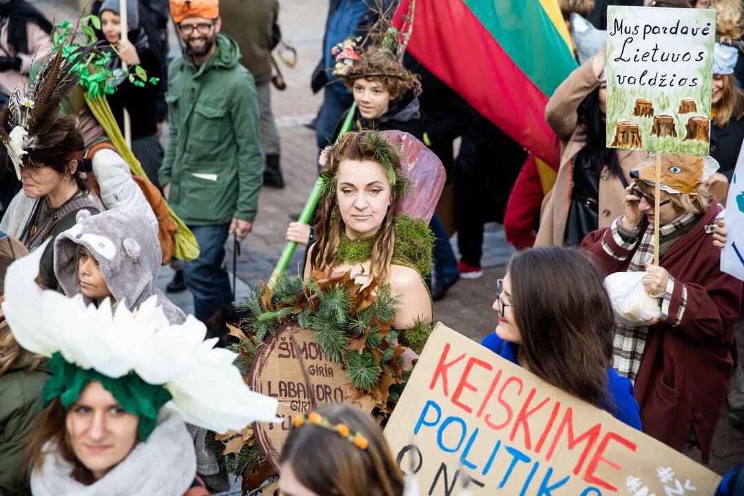Protesto akcija „Girios ateina į Vilnių“