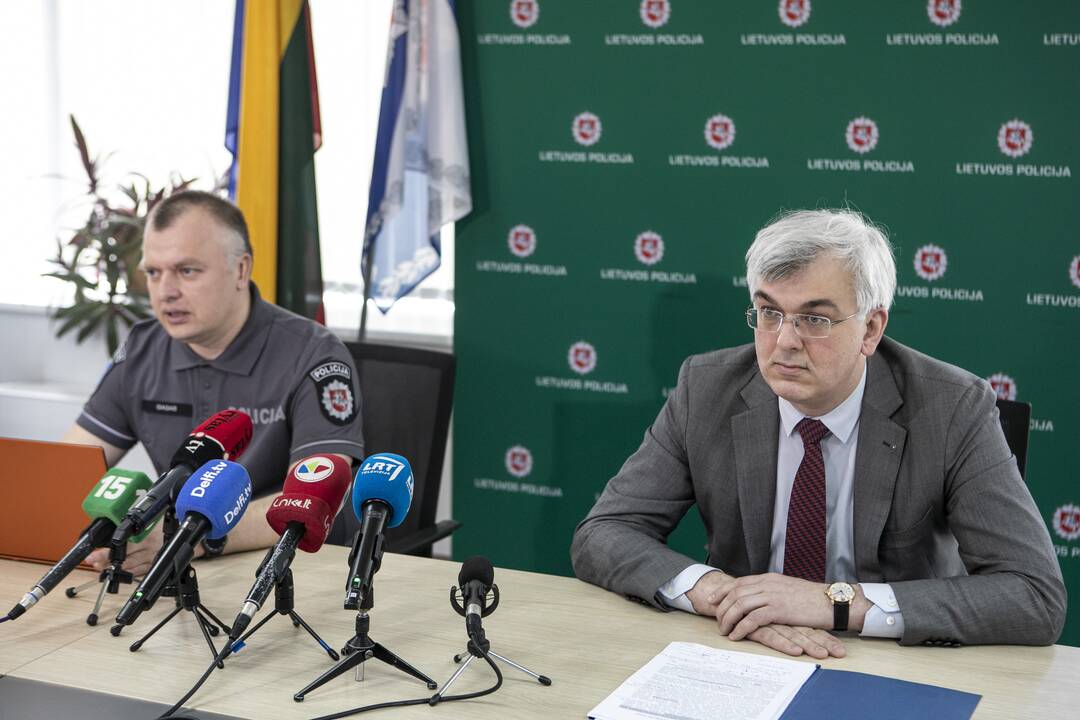 Policijos spaudos konferencija