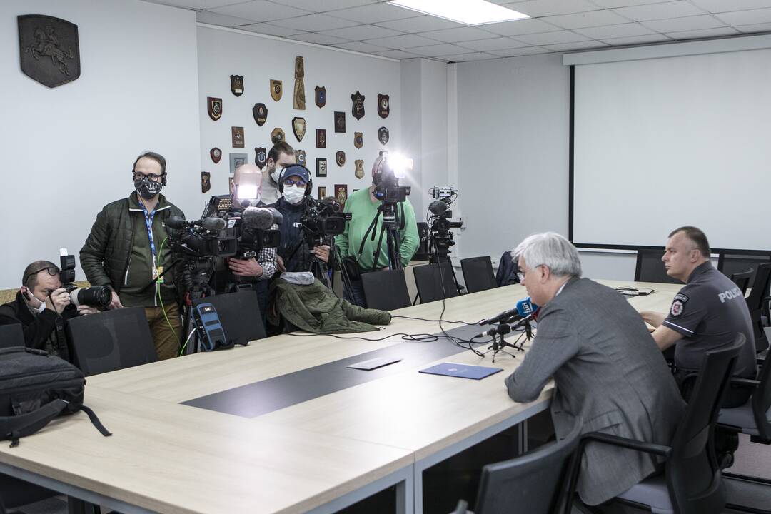 Policijos spaudos konferencija