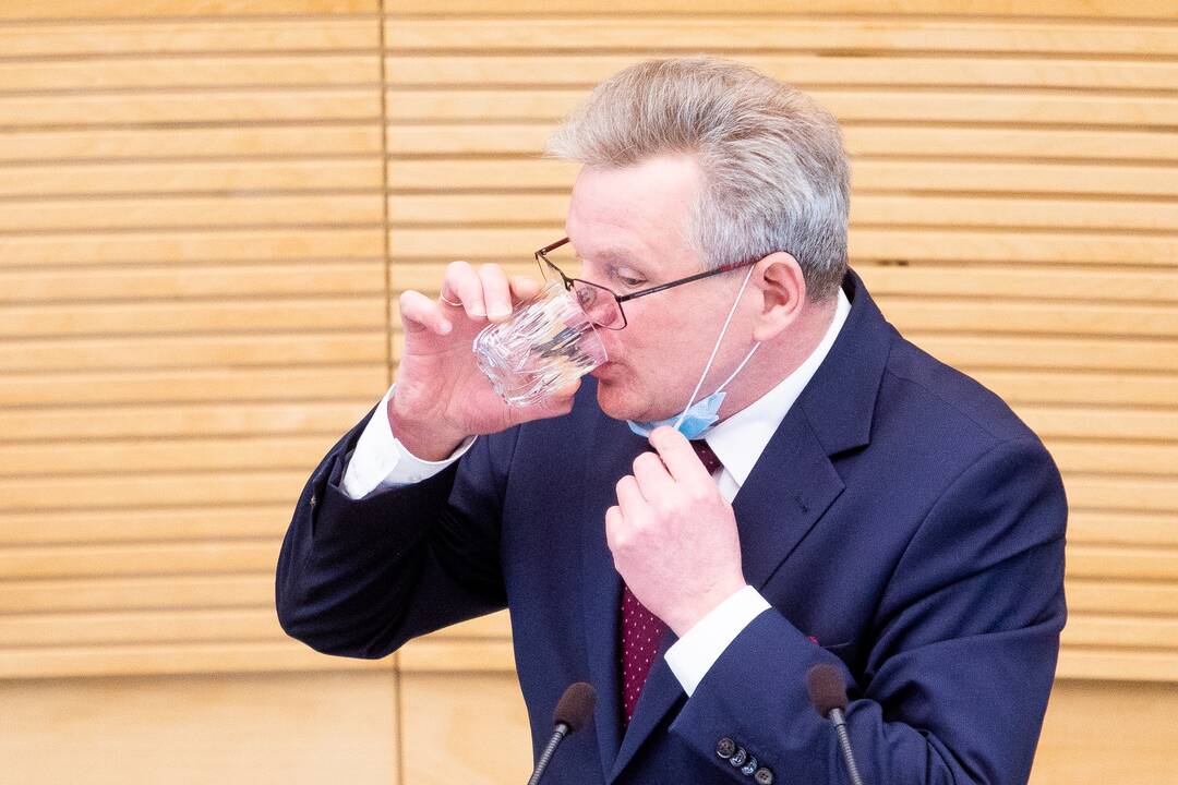 Susisiekimo ministras atsakinėjo į Seimo narių klausimus