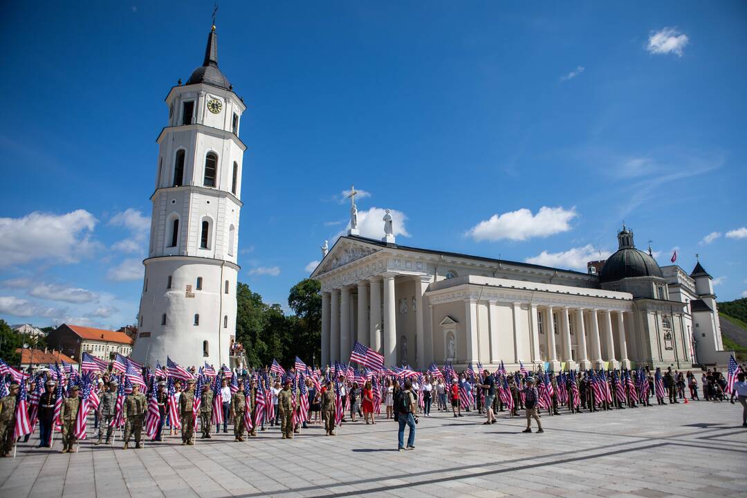 JAV Nepriklausomybės dienos paradas Vilniuje