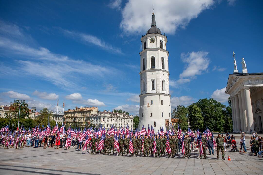 JAV Nepriklausomybės dienos paradas Vilniuje