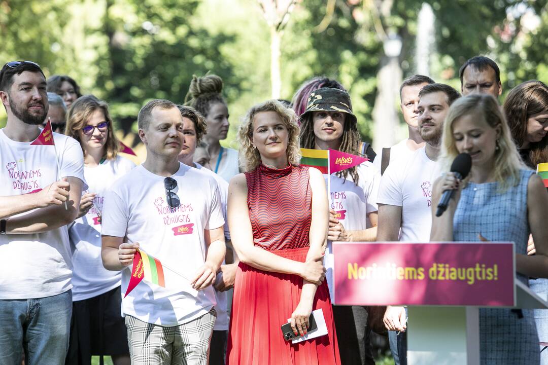 Laisvės partija pristatė rinkimų programą