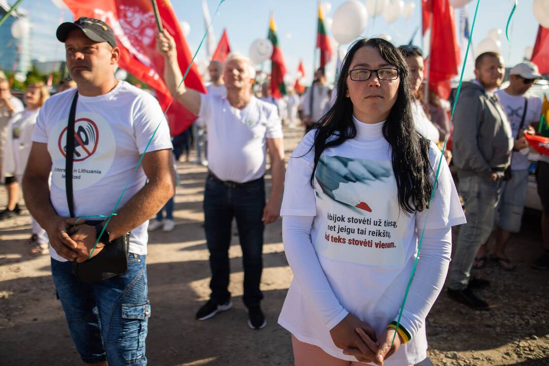 Šeimų maršo protestas prie Seimo