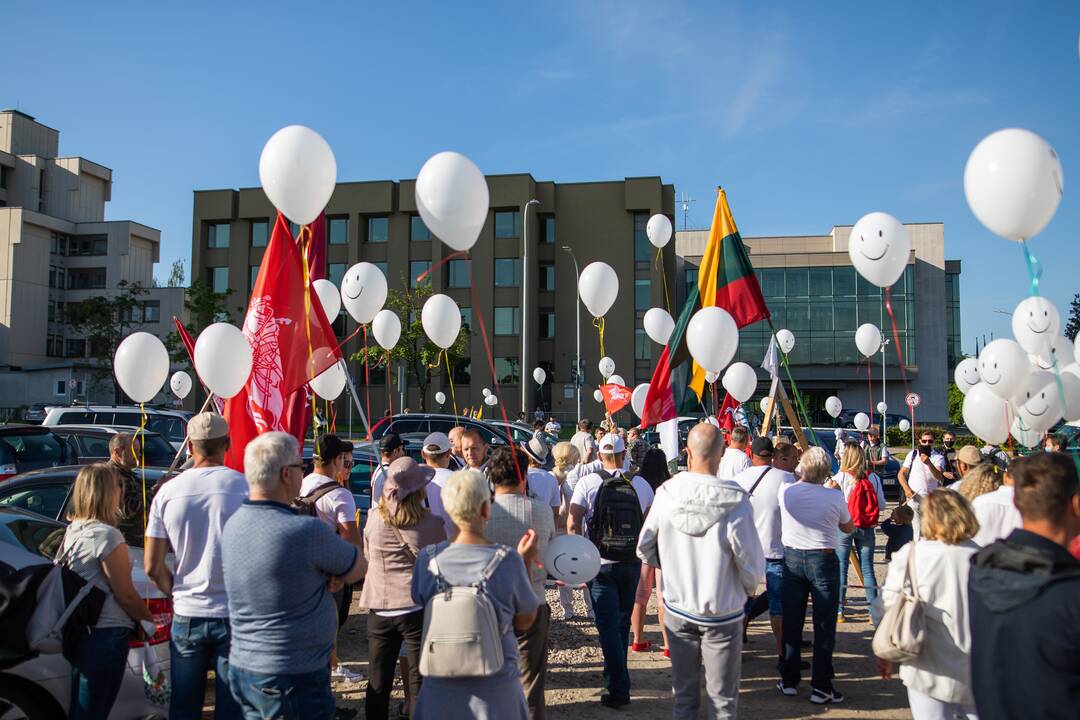 Šeimų maršo protestas prie Seimo