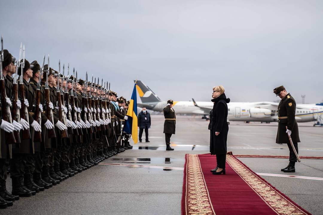 I. Šimonytės vizitas Ukrainoje