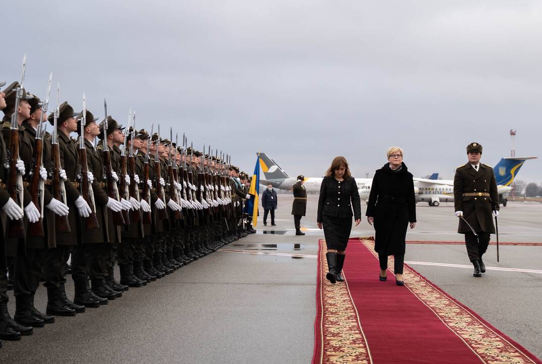 I. Šimonytės vizitas Ukrainoje
