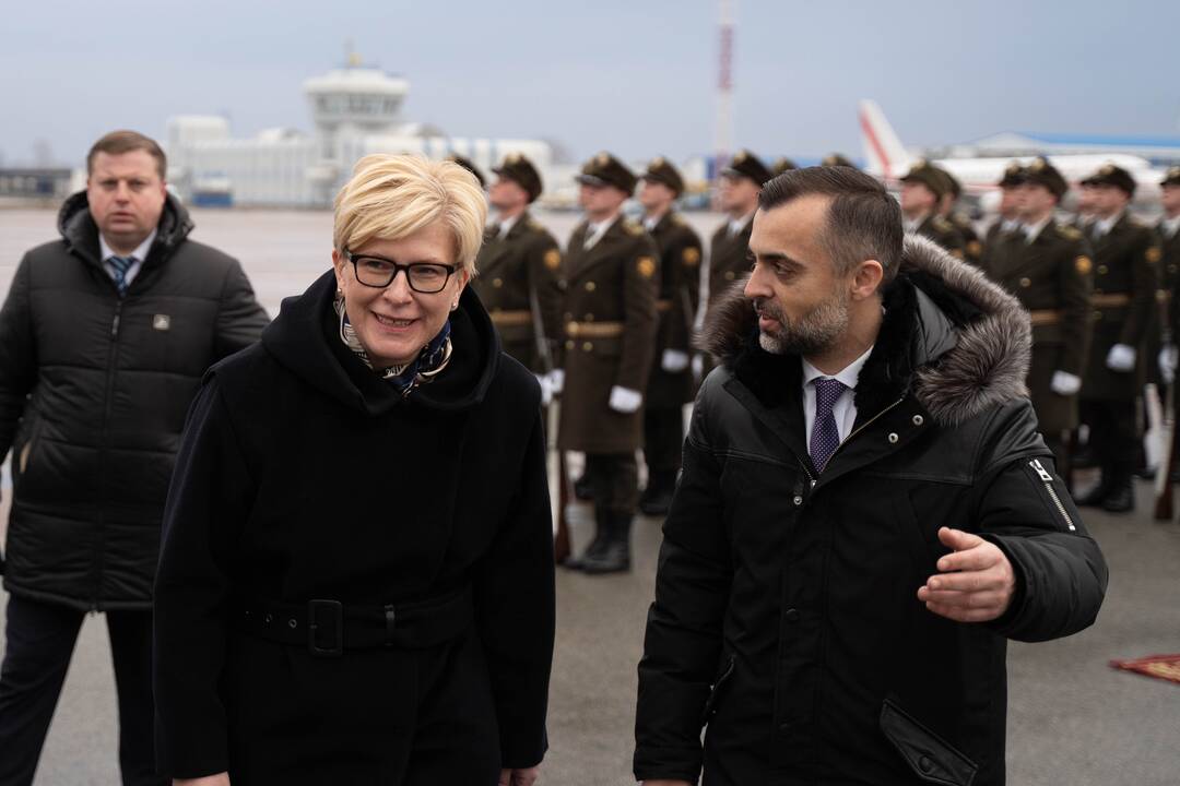 I. Šimonytės vizitas Ukrainoje