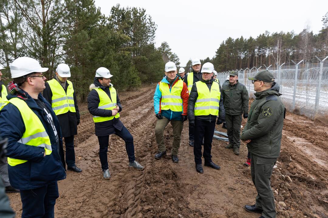 NSGK nariai lankėsi Baltarusijos pasienyje