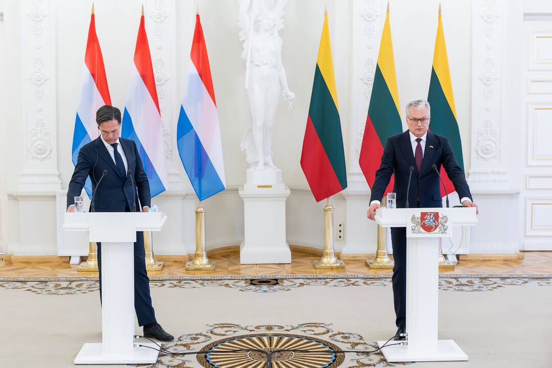 Nyderlandų premjero M. Rutte vizitas Lietuvoje