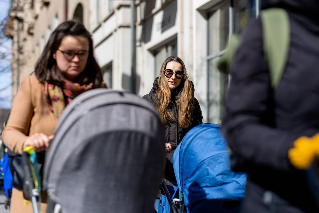 Mamų eitynės Gedimino prospekte