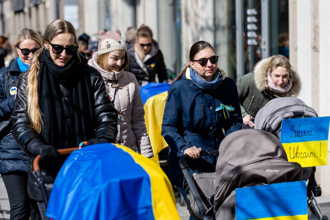 Mamų eitynės Gedimino prospekte
