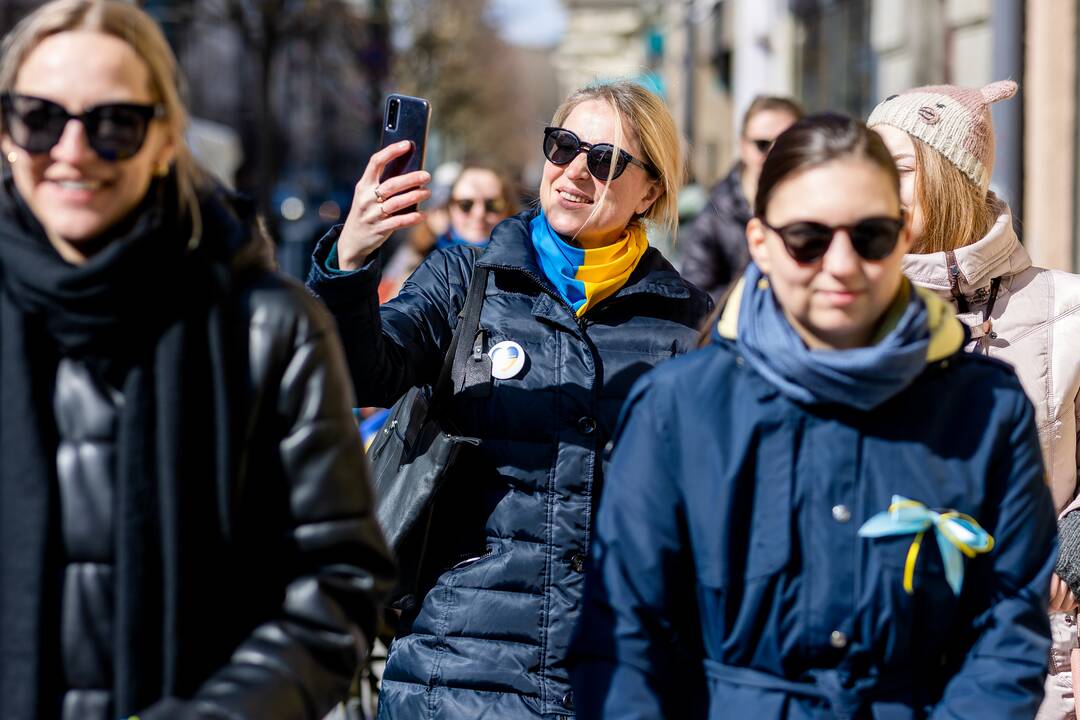 Mamų eitynės Gedimino prospekte