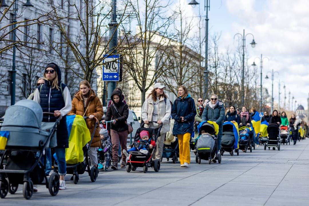 Mamų eitynės Gedimino prospekte