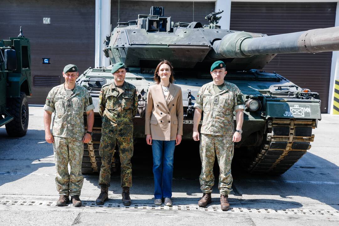 Seimo pirmininkė Rukloje lankė karius