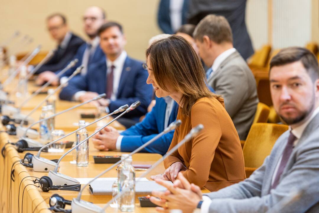 Seimo valdybos narių susitikimas su prezidentu