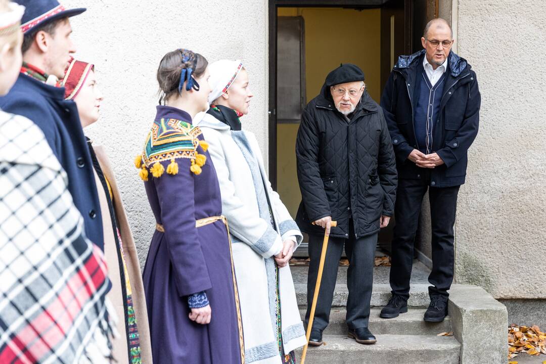 V. Landsbergiui – sveikinimai 90-ojo jubiliejaus proga