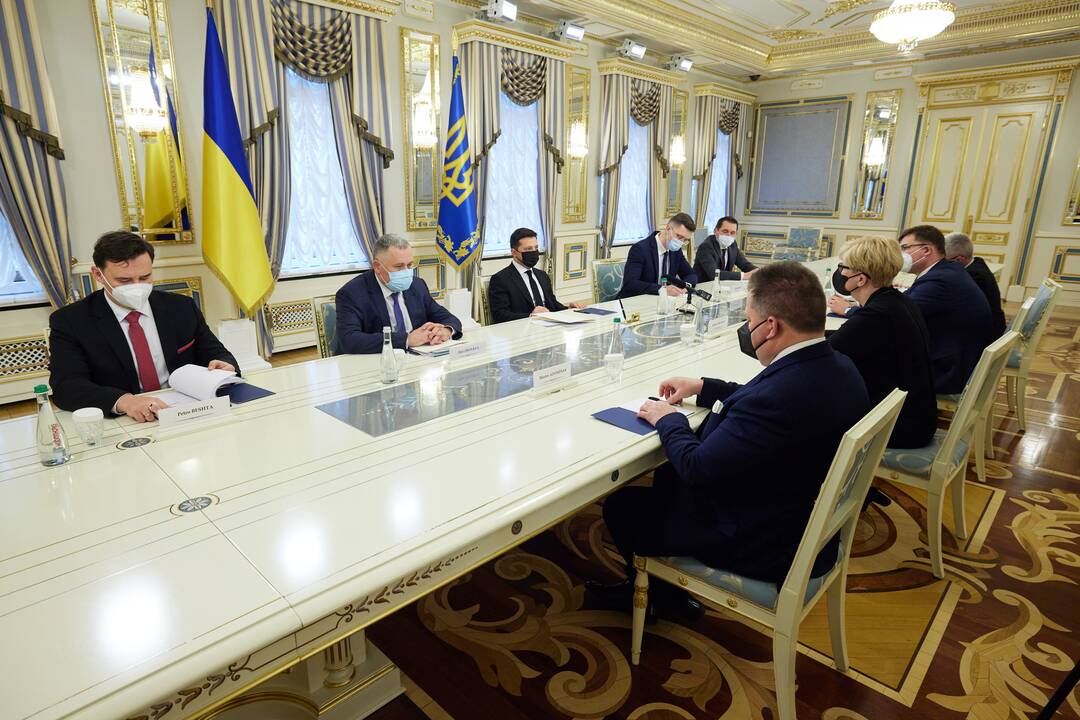 I. Šimonytės vizitas Ukrainoje
