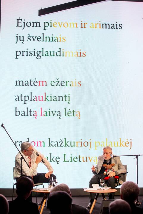 V. Landsbergio jubiliejus Nacionalinėje bibliotekoje