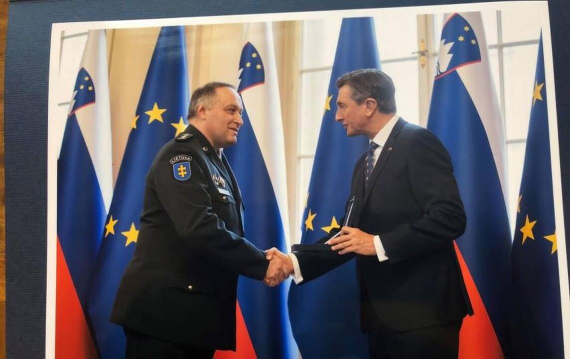 Lietuvos policijai – Slovėnijos padėka už pagalbą suvaldant migrantų srautus
