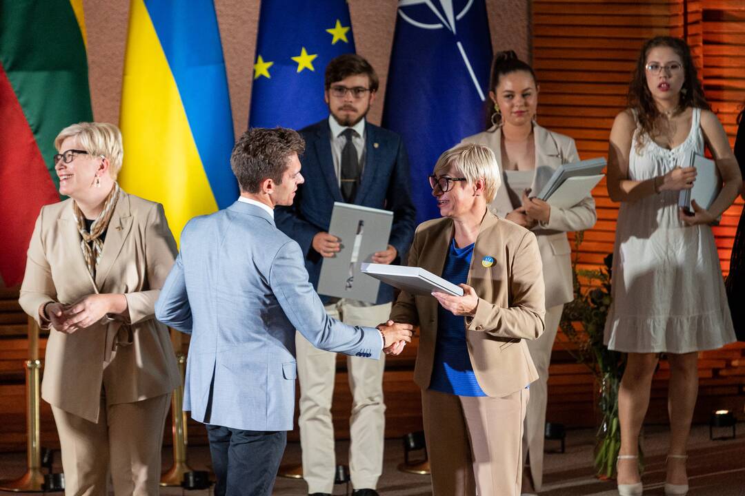 Geriausiai egzaminus išlaikiusių abiturientų pagerbimo šventė