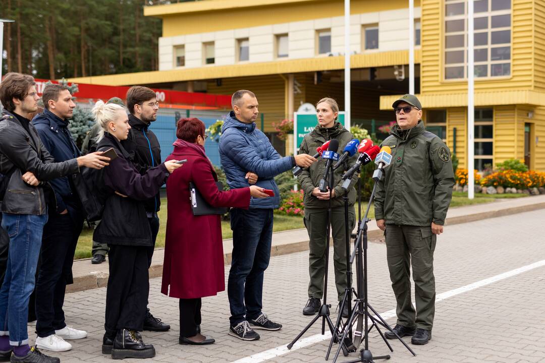 Spaudos konferencija dėl įsigaliojusių ribojimų rusams