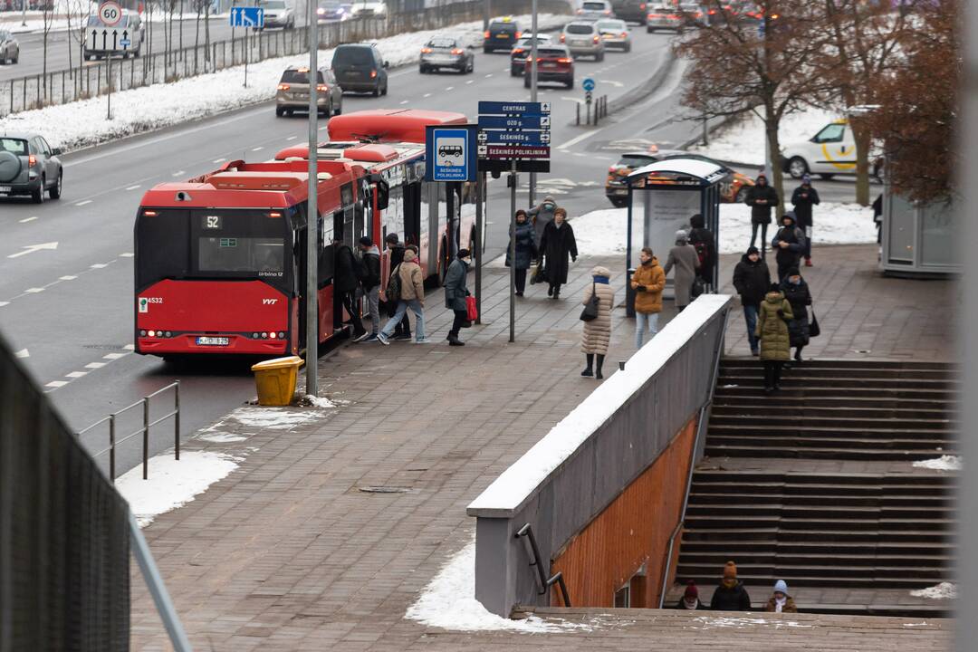 Vilniuje – viešojo transporto vairuotojų streikas