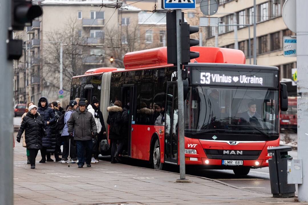 Vilniuje – viešojo transporto vairuotojų streikas
