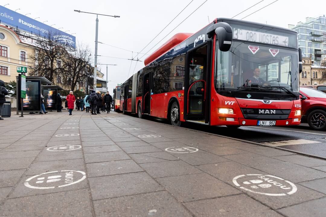 Vilniuje – viešojo transporto vairuotojų streikas