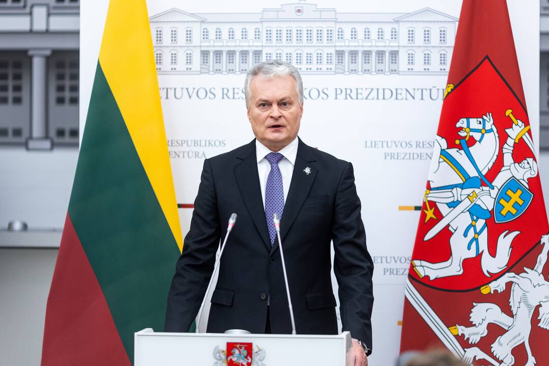 G. Nausėdos spaudos konferencija