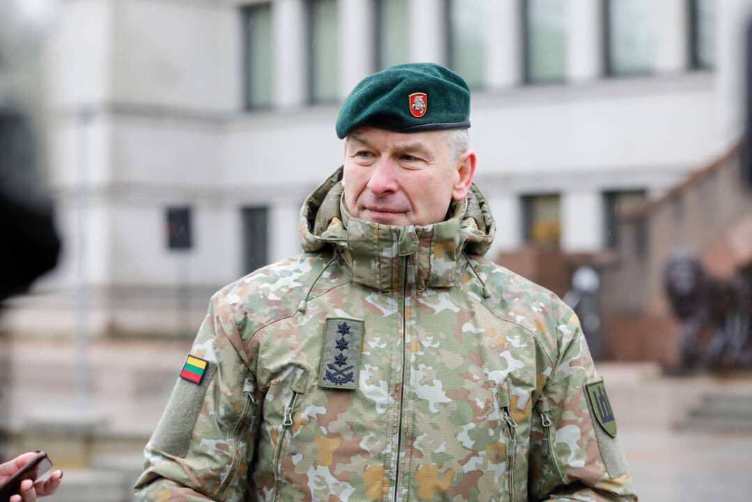 Kariuomenės vadas generolas leitenantas Valdemaras Rupšys
