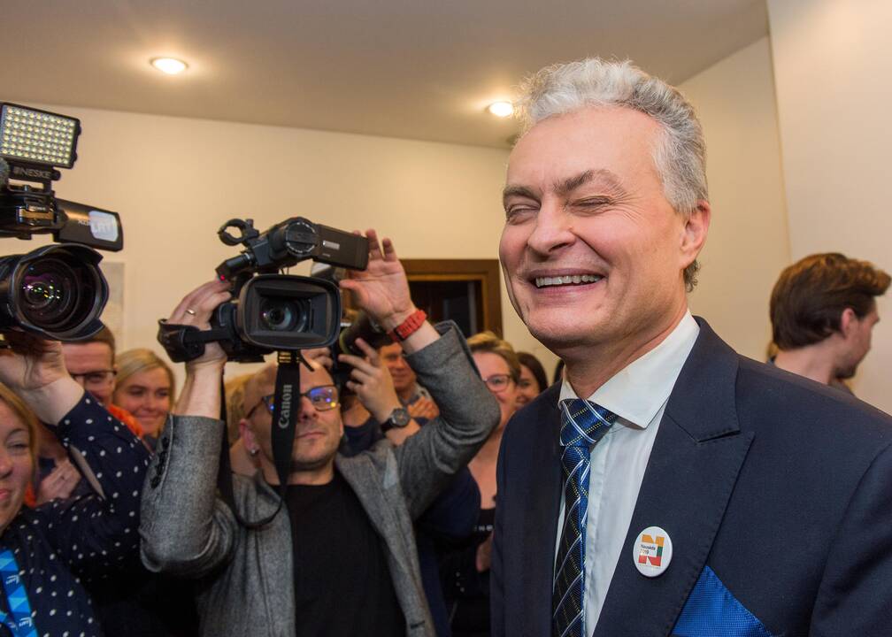 G. Nausėdos štabas švenčia