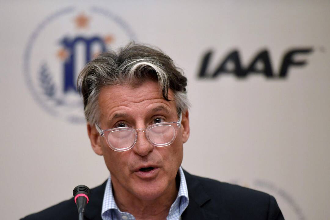 IAAF prezidentas Sebastianas Coe