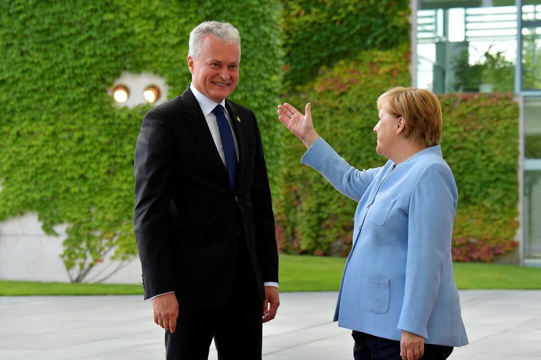 G. Nausėdos susitikimas su A. Merkel