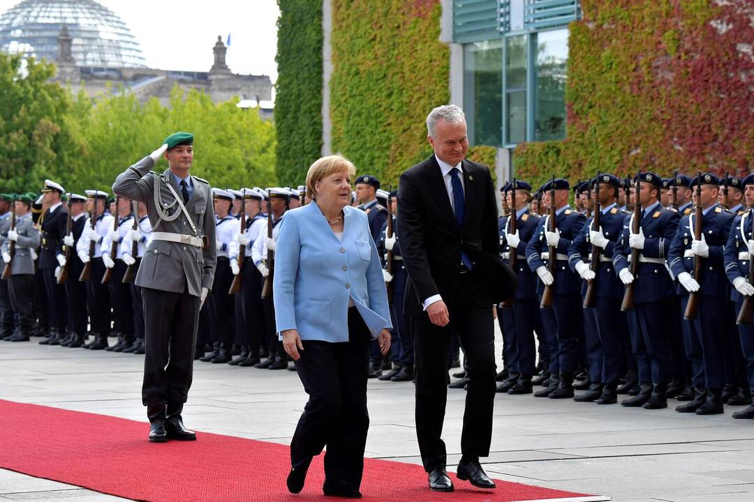 G. Nausėdos susitikimas su A. Merkel