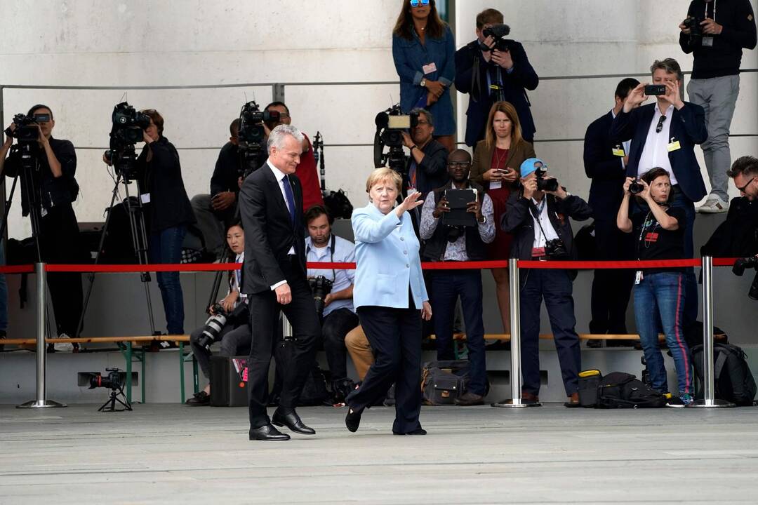 G. Nausėdos susitikimas su A. Merkel