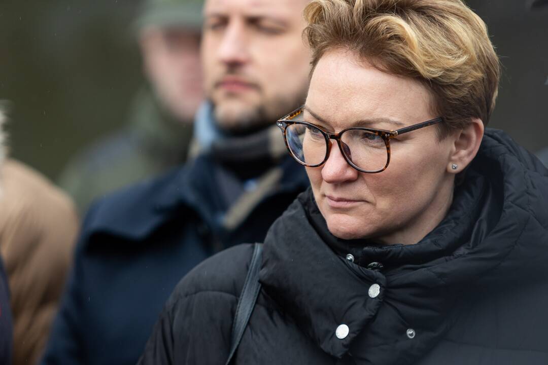 Premjerė lankėsi Baltarusijos pasienyje